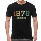 Vintage Born In 1978 T-Shirt uomo novità T Shirt uomo cotone vecchio regalo di compleanno Tshirt Tee