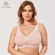 Women's Wireless Bra Plus Size Full Coverage Smooth Unlined Support Non Padded 34-48 B C D DD E F G