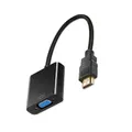 Adattatore HDMI 1080P compatibile con VGA convertitore maschio a femmina per PS4 con cavo Audio Video Jack VGA compatibile HDMI per PC TV