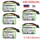 NiMH 4.8v 4500mAh Rechargeable Battery For RC Cars Robots Tank Gun Boats T Model With SM Plug AA 4.8