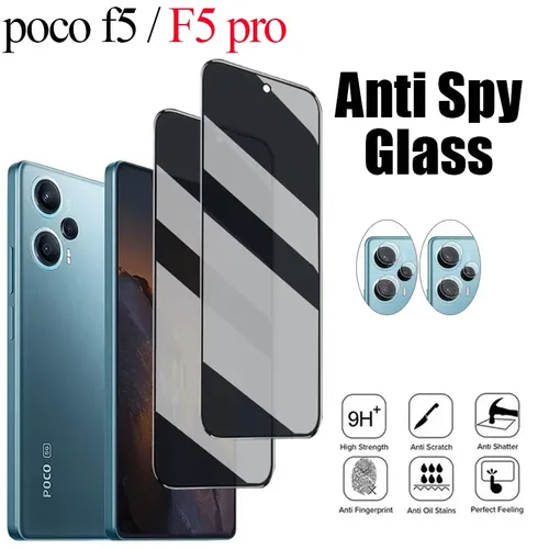 panzerglas Poco f5 9H Privacy Glass Für Xiaomi Poco f5 panzerglas Poco f5 folie Poco f5 Glass Pocof5