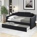 Twin Size Upholstered Daybed with Trundle