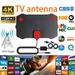 Amplified Indoor Digital Tv Antenna â€“ Best Powerful Amplifier Signal Booster & Has up to 200+ Miles Range Support 8K 4K Digital Television with 13ft Coaxial Cable