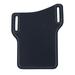 Cell Phone Waist Bag PU Leather Cell Phone Protective Pouch Practical Mobile Phone Storage Bag for Men Male (Dark Blue)