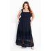 By The Beach Maxi Dress - navy