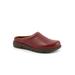 Women's Andria Slip On Clog by SoftWalk in Dark Red (Size 11 M)