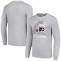 Men's Starter Heather Gray Philadelphia Flyers Arch City Theme Graphic Long Sleeve T-Shirt