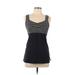 Lululemon Athletica Active Tank Top: Black Print Activewear - Women's Size 6