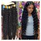 Human Hair Bundles Deep Wave 28 30 32 40 Inch Remy Brazilian Hair Weave Human Hair Bundles Natural Color Water Curly 100% Human Hair Extension Double Weaving hair bundle/Hair Extensions (Size : 24 26