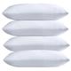 4All Duck Feathers Pillow Pair Hypoallergenic Support Hotel Down Pillow for Head & Neck Support Side Sleeper Comfortable Bed Pillow for Side Sleepers (Pack of 4)