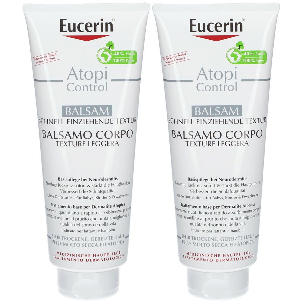Eucerin® AtopiControl Balsamo Corpo 2x400 ml