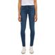 Skinny-fit-Jeans MUSTANG "Style Shelby Skinny" Gr. 28, Länge 32, blau (medium dark) Damen Jeans Röhrenjeans