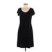 Liz Claiborne Casual Dress: Black Dresses - Women's Size Medium