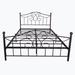 Home Decor 42.02" Steel Bed Frame Metal in Black | 42.02 H x 82.96 W x 60.39 D in | Wayfair DAGE709080G