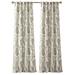 Special Edition by Lush Decor Polyester Room Darkening Curtain Pair Polyester in Brown/White | 84 H x 42 W in | Wayfair 194938069878