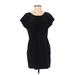 Leona by Lauren Leonard Casual Dress: Black Dresses - Women's Size Small