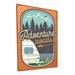 Trinx Janaya Adventure Awaits Rv Camping Metal Sign in Blue/Brown/Orange | Wayfair C6CB7336EBEF4581AA86C7E2B11C24AD