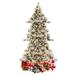 The Holiday Aisle® 7' Lighted Artificial Christmas Tree, Metal in Green | 22 D in | Wayfair B8590569815C404B9C89F7DBD2C74A31