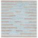 Brown 72 x 72 x 0.25 in Indoor Area Rug - Highland Dunes Amauria Abstract Handwoven Cotton/Wool/Jute/Sisal Area Rug in Blue/Natural Cotton/Wool/Jute & Sisal | Wayfair