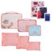 Rebrilliant Fabric Storage Bag Fabric in Pink | 5.1 H x 15.7 W x 11.8 D in | Wayfair FCF2E53B5DA949FFA7B5C3BBEC99C5A5