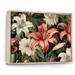Bay Isle Home™ Coral Green Lily Impressions On Canvas Print Canvas, Cotton | 12 H x 20 W x 1 D in | Wayfair BDBA688401A848B8B5A529C2BA26BAAB