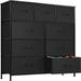 Ebern Designs 9 - Drawer Dresser in Black | Wayfair BDC6DF89C70F4124BB23661F44255CB0