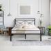 17 Stories Nacimo Metal Open-Frame Bed Metal in Gray | 37 H x 56.3 W x 75.4 D in | Wayfair 12C29B7F0F484F73BF2F613AAD330D94