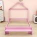 Harper Orchard Deidra Platform Storage Bed Wood in Pink | 60 H x 57 W x 87 D in | Wayfair DC586EB71C744A96A943B40A7FEA7F6F