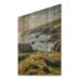 Rosecliff Heights Rocky Beachside II - Unframed Print on Wood Metal in Brown | 32 H x 24 W x 0.78 D in | Wayfair E9AF625819FD4F60A2BB4EE7E0684707