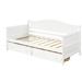 Red Barrel Studio® Veropeso Daybed in White | 35.51 H x 42.41 W x 78.31 D in | Wayfair 0B6D147957894DEB97AD0E194DACBE58