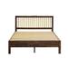 Loon Peak® Haliegh Queen Solid Wood Platform Bed Wood in Brown | 41 H x 87.25 W x 63.5 D in | Wayfair 6DE53444CEB74C1D97F36F448646E964