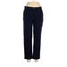 Croft & Barrow Casual Pants - Mid/Reg Rise: Blue Bottoms - Women's Size 10