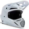 FOX V3 RS Carbon Solid MIPS Motocross Helm, weiss, Größe XS