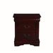 Louis Philippe Nightstand with Drawers