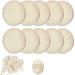 10 Pcs Exfoliating Facial Loofah Scrubbers Natural Face Exfoliator Pad Cleanser Sponges Reusable 100% Natural Loofah Sponge Manual Facial Cleansing Scrubber Handheld Pad for Men and Women