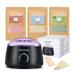 NEOMANN Waxer II Waxing Kit for Woman Non-Sticky Teflon-Coated - Wax Warmer for Hair Removal incl. 300g Wax Beads 20 Spatulas - Wax Machine or Wax Pot Perfect Brazilian Wax Kit for Women