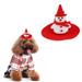 KYAIGUO Christmas Dog Button Dog Hat Pointed Cap Christmas Costume Accessories Comforts Hat Holiday Dress up for Dogs