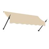 Awntech 5.375 ft New Orleans Fixed Awning Acrylic Fabric Tan