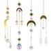 JPLZi 4-Piece Set Of Rainbow Pendants Indoor Decoration Wind Chimes Outdoor Garden Decoration Wind Chimes