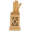 FRCOLOR 6pcs Bamboo Tea Set Kit Tea Spoon Tea Needle Tea Clip Set Chinese Gongfu Tea Set