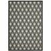 HomeRoots 2 x 3 ft. Beige Geometric Stain Resistant Indoor & Outdoor Rectangle Area Rug - Beige and Black - 2 x 3 ft.