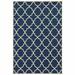 HomeRoots 9 x 13 ft. Blue & Ivory Trellis Indoor & Outdoor Area Rug - Blue Ivory - 9 x 13