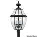 Copper Grove Zavet 4-light Extra Large Post Lantern Mystic Black
