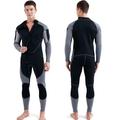 3mm Neoprene Wetsuit for Men Front Zip Full Body Diving Suit for Snorkeling Surfing Diving Swimming