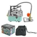 Foldable Gas Stove Outdoor Gas Stove Camping Gas Stove Small Gas Stove Portable Gas Stove with Pipe Fastener