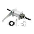 Aoanydony Metal Easy To Install Bike Brake Rear Hub For Practical Cycling Experience Brake Hub 32 hole silver