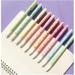 Cute Color Pens for Women Toshine Colorful Gel Ink Pen Set Unicorn Flamingo Pens Multicolor Gel Ink Roller Ball Pens for Kids Girls Children Students Teens Gifts 10 Pcs (0.5 mm)(A)