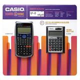 Casio Scientific Calculator & Basic Calculator Pack