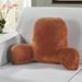 Fesfesfes Plush Big Backrest Reading Rest Pillow Lumbar Support Chair Cushion with Arms Corduroy Cushion with Armrest Waist Rest Sofa Backrest Pillow