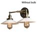 Wall Sconce Lighting Industrial 2 Light Wall Mounted Indoor Wall Light Fixtures with Metal Shadeï¼ŒLight for Kitchen Living Room Hallway Wall